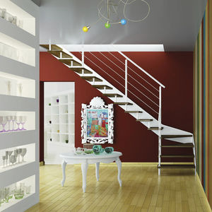 straight staircase