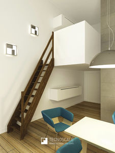 straight staircase