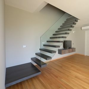 straight staircase