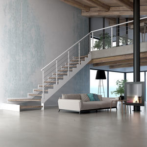 straight staircase