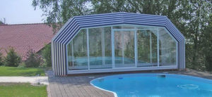 high swimming pool enclosure