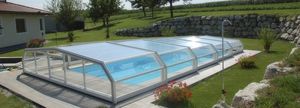 low swimming pool enclosure