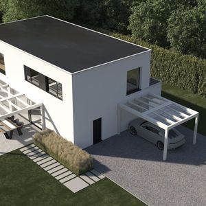 wall-mounted pergola 1