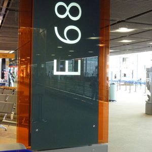 floor-mounted signboard
