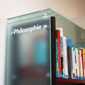 free-standing bookcase