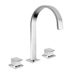 double-handle washbasin mixer tap