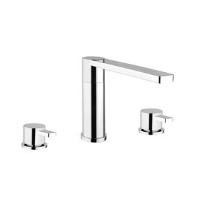 double-handle washbasin mixer tap