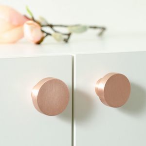 brushed copper furniture knob