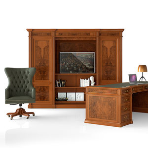 traditional TV wall unit / wooden