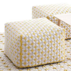 contemporary pouf