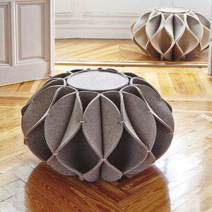 contemporary pouf