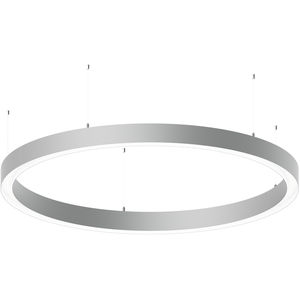hanging light fixture / LED / round / extruded aluminum