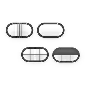 contemporary wall light / outdoor / polycarbonate / aluminum