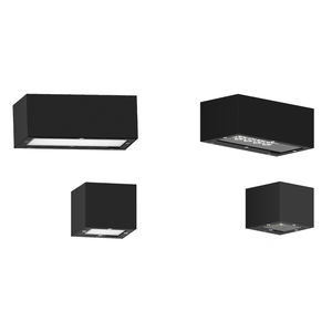 contemporary wall light / outdoor / aluminum / stainless steel