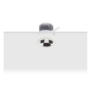 recessed downlight / LED / round / cast aluminum