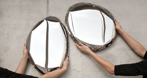 wall-mounted mirror