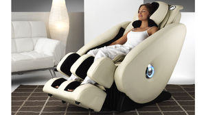 leather massage armchair