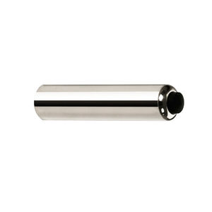 brushed stainless steel door stop
