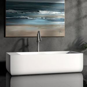 free-standing bathtub