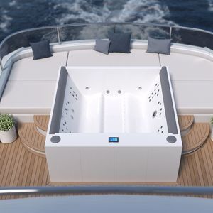 above-ground hot tub