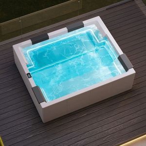 above-ground hot tub