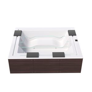 above-ground hot tub