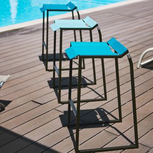 contemporary bar stool / metal / commercial / stackable