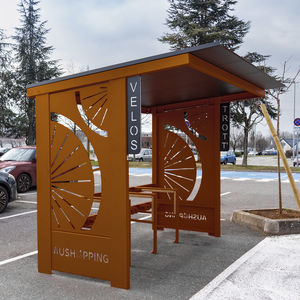secure cycle shelter 1