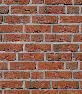 solid brick / insulating / for facade / red