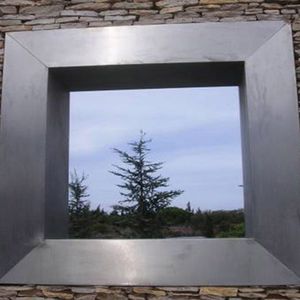 casement window / tilting / wooden / glass