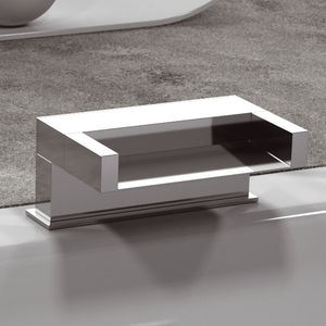 chrome-plated brass bathtub spout