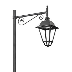 cast aluminum lamp post arm
