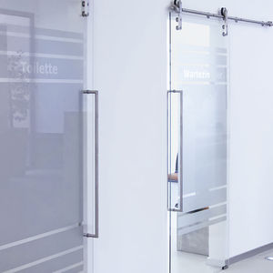 glass door pull handle