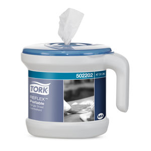 free-standing paper towel dispenser