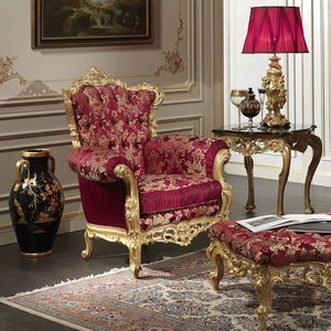 Baroque style armchair