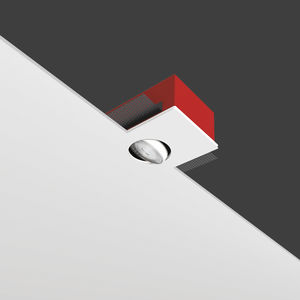 recessed wall spotlight
