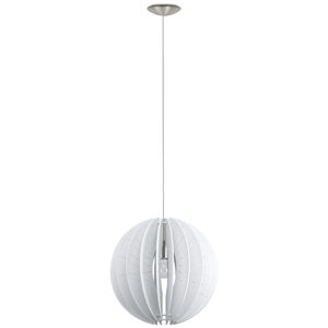 pendant lamp / contemporary / steel / wooden