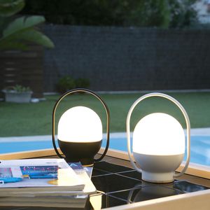 portable lamp / contemporary / wooden / polycarbonate