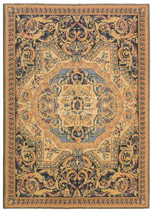 contemporary rug / patterned / wool / cotton