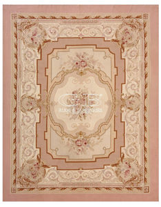 contemporary rug / patterned / wool / cotton