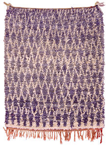 traditional rug / geometric / wool / cotton