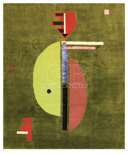 contemporary rug / patterned / wool / rectangular