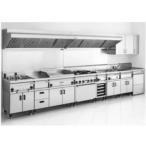 stainless steel commercial kitchen