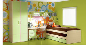 green children's bedroom furniture set / unisex