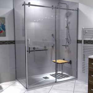 tempered glass shower cubicle
