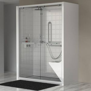 tempered glass shower cubicle
