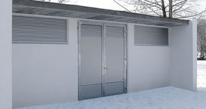 swing industrial doors