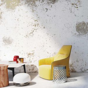 contemporary wallpaper / patterned / gold-colored / silver