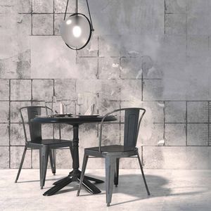 contemporary wallpaper / metal / abstract motif / concrete look