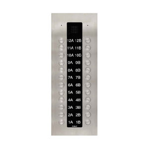 door station without camera / vandal-proof / stainless steel